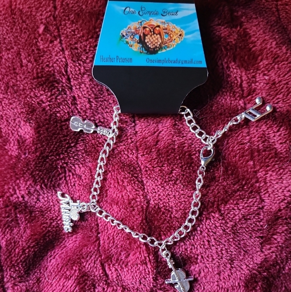 Silver Charm Bracelet